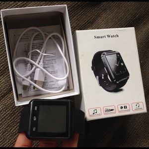 NIB Smart Watch Music Player Micro USB Handsfree